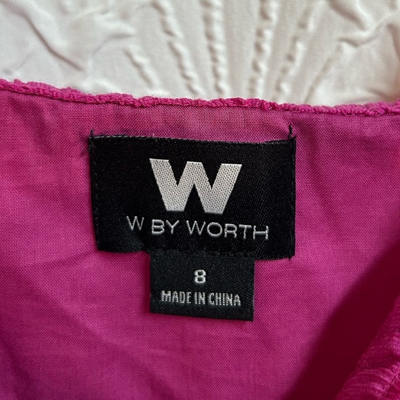 NWT W by Worth Medium Pink Sundress - Picture 5 of 7